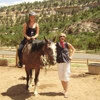 En ook paardrijden in Zion National Park