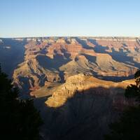 Sunset over the Grand Canyon