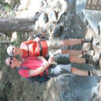 Joeke en René in Kings Canyon