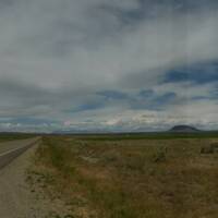 De prairie  op weg naar Craters of the Monn