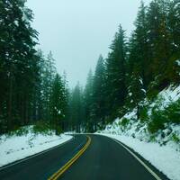 Sneeuw in Yosemite