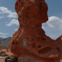 one of the 7 sisters in the Valley of Fire