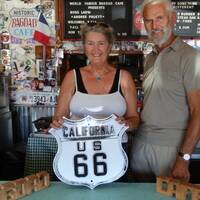 In het Bagdad Café -Newberry Springs CA
