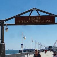 Belmont Memorial veterian Pier in Long Beach