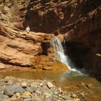 Sulphur Creek trail - 2e waterval