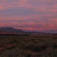 Zonsondergang bij Moab