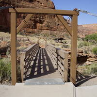 Kleine suspensions bridge