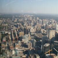 Toronto: uitzicht van de CN tower