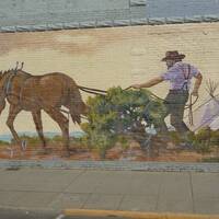 een van de muurschilderingen in Toppenish