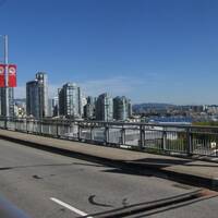 Vancouver; vanaf Granville Bridge