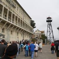 aankomst op alcatraz