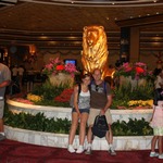Kirsten en Marcel in MGM hotel