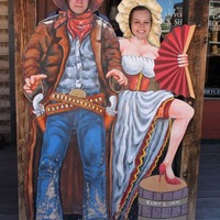 Daphne en Evert Jan cowboy en cowgirl
