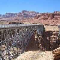 Navajo bridge over de Colorado