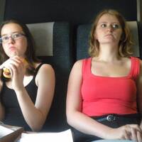 23 juli 2011 - Snacken in de trein van New York naar Buffalo