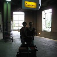 aankomst station Quebec City