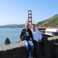 voor de Golden Gate bridge