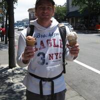 Lekker ijsje in Sausalito