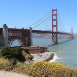 Golden Gate Bridge in de zon