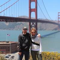 Wij bij de Golden Gate Bridge