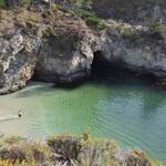 Prachtig strandje in Point Lobos State park 