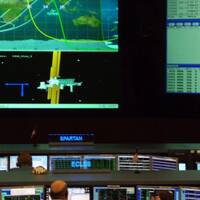 ISS mission control center