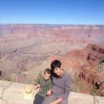 tijdens de hike in grand canyon national park