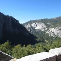 onderweg naar Yosemite park
