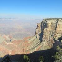 fantastische uitzichten over de Grand Canyon