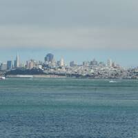 San Francisco vanaf de veerboot