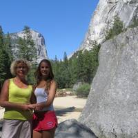 14 juli - Mirror Lake in Yosemite Park