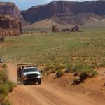 Met de jeep door Monument Valley
