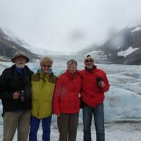 Op het Columbia Icefield  