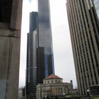 Het Columbia Center met 76 verdiepingen het hoogste gebouw van Seattle