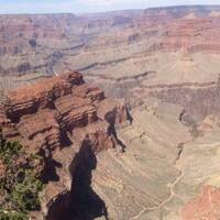 Panoramafoto Grand Canyon, met Iphone gemaakt