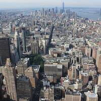 Manhattan vanaf het Empire State Building