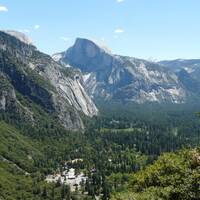 Uitzicht over Yosemite Valley