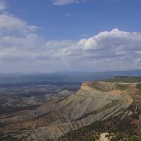 Nog een uitzicht op Mesa Verde