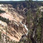 Yellowstone river canyon