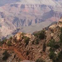 The South Kaibab Trail Grand Canyon