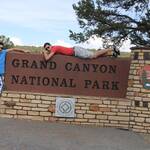 De ingang van het park Grand Canyon