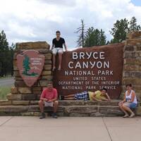 Ingang van Bryce Canyon NP