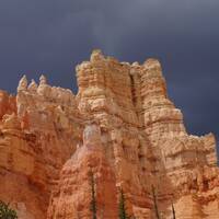 Bryce Canyon met thunderstorm in aantocht
