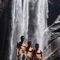 Vernal Falls in Yosimite National Park