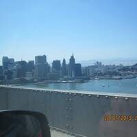 San Francisco vanaf de Bay Bridge