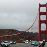 Op de Golden Gate Bridge