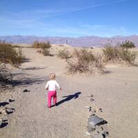 wandelen in Death Valley