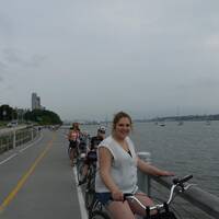Biken langs de Hudson River