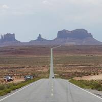 US 163 view on Navajo Redlands