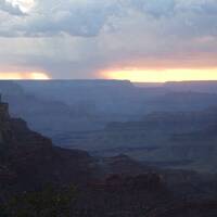 Zonsondergang Grand  Canyon